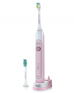 Избелваща звукочестотна четка за зъби Philips Sonicare Healthy White (розова) HX6762/43