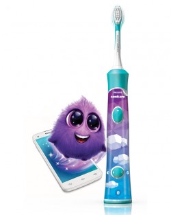 Детска звукочестотна четка за зъби Philips Sonicare ForKids HX6322/04